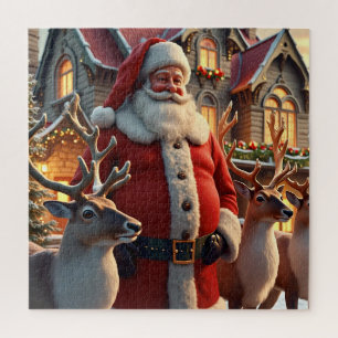 Santa and Reindeer Puzzle
