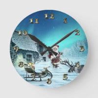 Santa and Rudolph with Sled