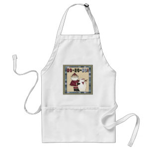 Santa and Snowman Christmas Apron