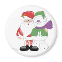 Santa and Snowman