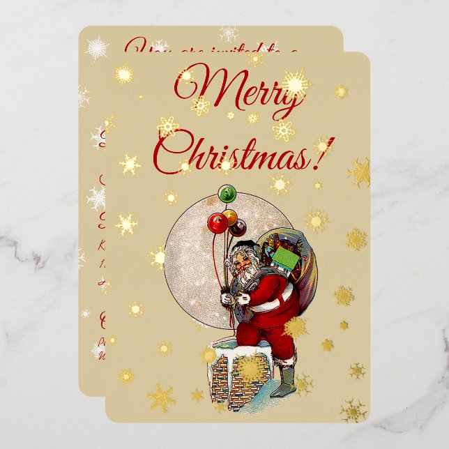 Santa and the Narrow Chimney Christmas (Front/Back)