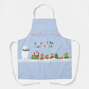Santa and the Polar Bear Apron