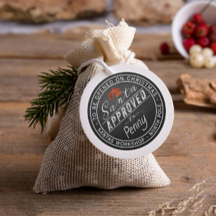 Santa Approved Gift Label From North Pole Workshop