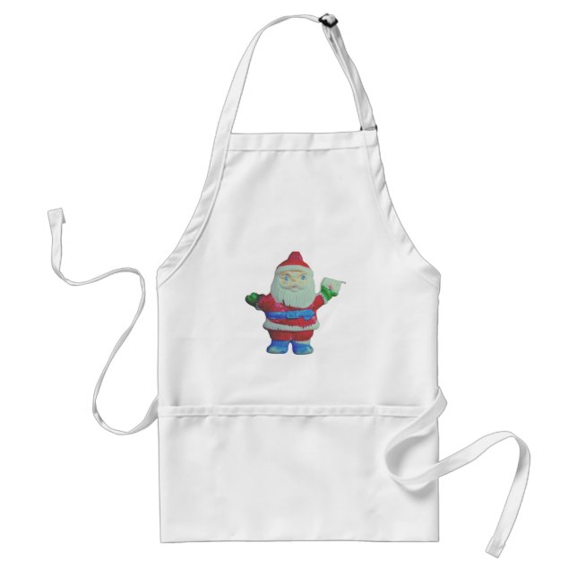 SANTA APRON COOKERY FOOD AND DRINK  (Front)