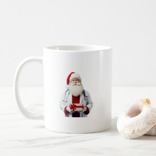 SANTA AS A DOCTOR COFFEE MUG