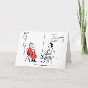 Santa Assertiveness Xmas Card