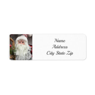"SANTA AT CHRISTMAS" CHRISTMAS RETURN ADDRESS LABEL