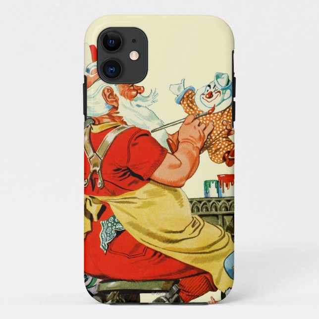 Santa at Work Case-Mate iPhone Case (Back)