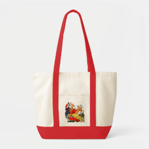 Santa at Work Tote Bag