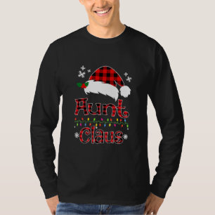Santa Aunt Claus Christmas Matching Family T-Shirt
