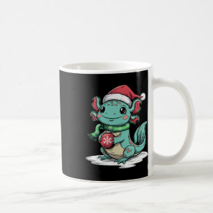 Santa Axolotl Animal Lover Winter Vibe Christmas P Coffee Mug
