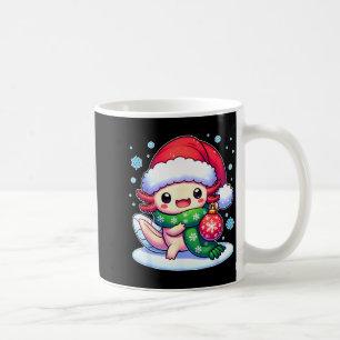Santa Axolotl Funny Cute Xmas Funny Christmas Coffee Mug