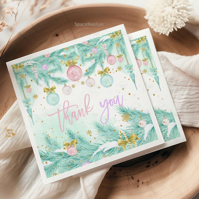 Santa Baby Baby Shower  Napkin (Santa Baby Baby Shower, napkins cookies labels,,baby shower invitation, sticker gift tag, holiday ba)