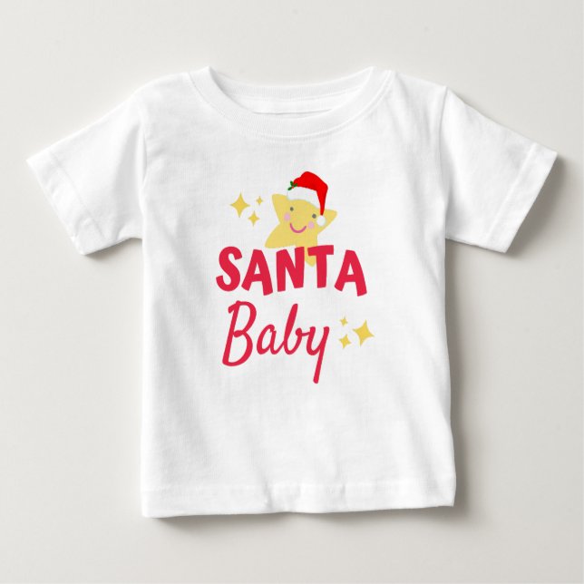 Santa baby  baby T-Shirt (Front)