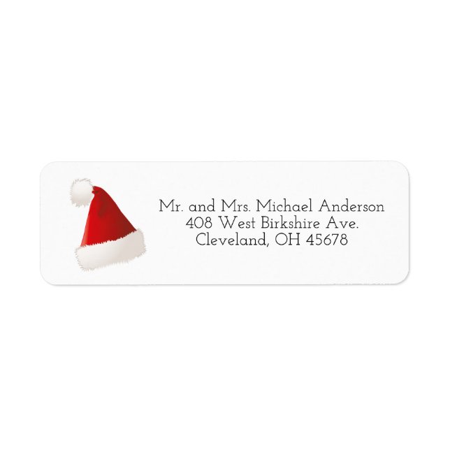 Santa Baby | Baby's First Christmas Label Return Address Label (Front)