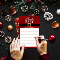 Santa Baby | Christmas Baby Shower Advice & Wishes