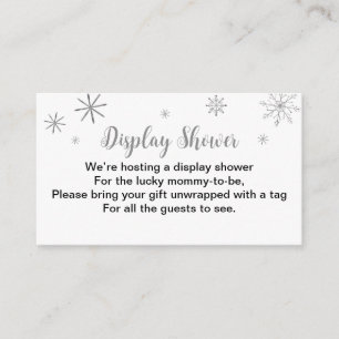 Santa Baby Christmas Baby Shower Display Shower En Enclosure Card