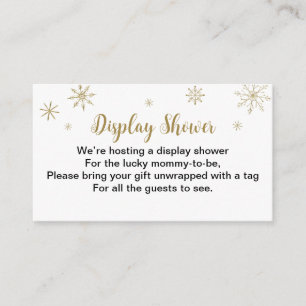 Santa Baby Christmas Baby Shower Display Shower En Enclosure Card