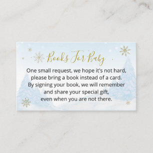 Santa Baby Christmas Baby Shower Enclosure Card