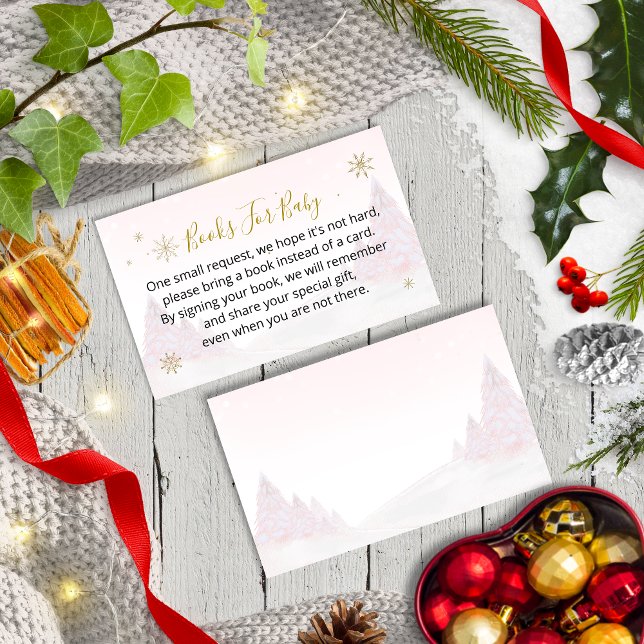 Santa Baby Christmas Baby Shower Enclosure Card (Creator Uploaded)