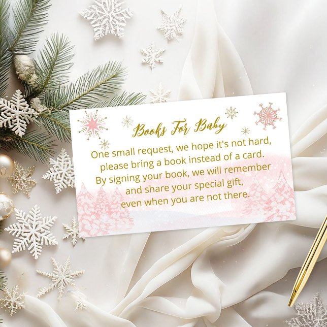 Santa Baby Christmas Baby Shower Enclosure Card (Creator Uploaded)