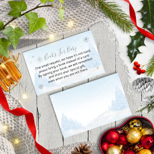 Santa Baby Christmas Baby Shower Enclosure Card