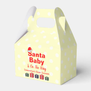 Santa Baby Christmas Baby Shower Favour Box