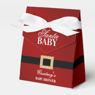 Santa Baby   Christmas Baby Shower Favour Box