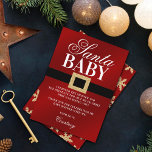 Santa Baby | Christmas Baby Shower Thank You Card<br><div class="desc">Say thank you in style with these trendy baby shower thank you cards. The template wording is easy to personalise and your family and friends will be thrilled when they receive these fabulous thank yous.</div>