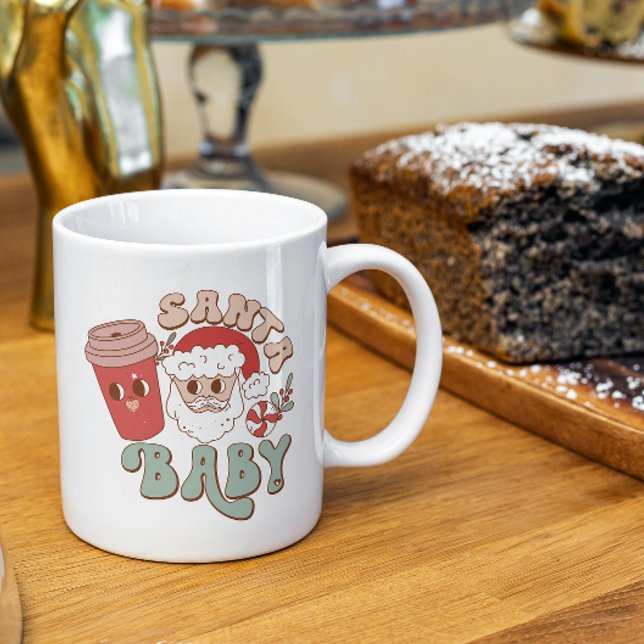 Santa Baby Christmas Drinking Coffee Mug (Creator Uploaded)