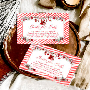 Santa Baby Christmas Girl Books for Baby Enclosure Card