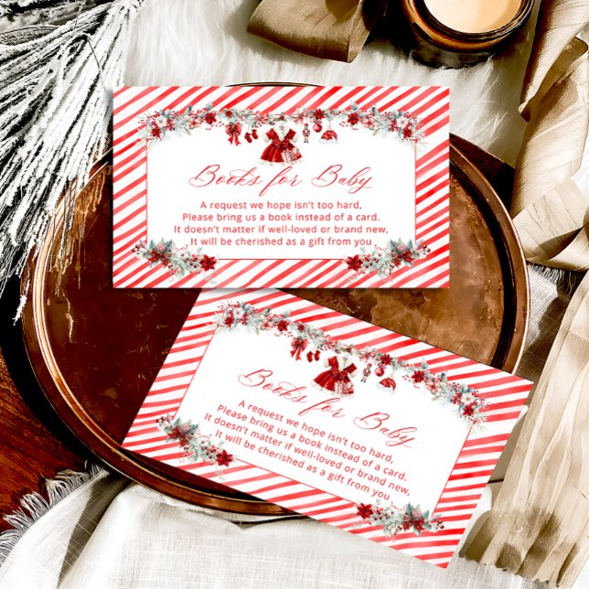 Santa Baby Christmas Girl Books for Baby Enclosure Card (Creator Uploaded)