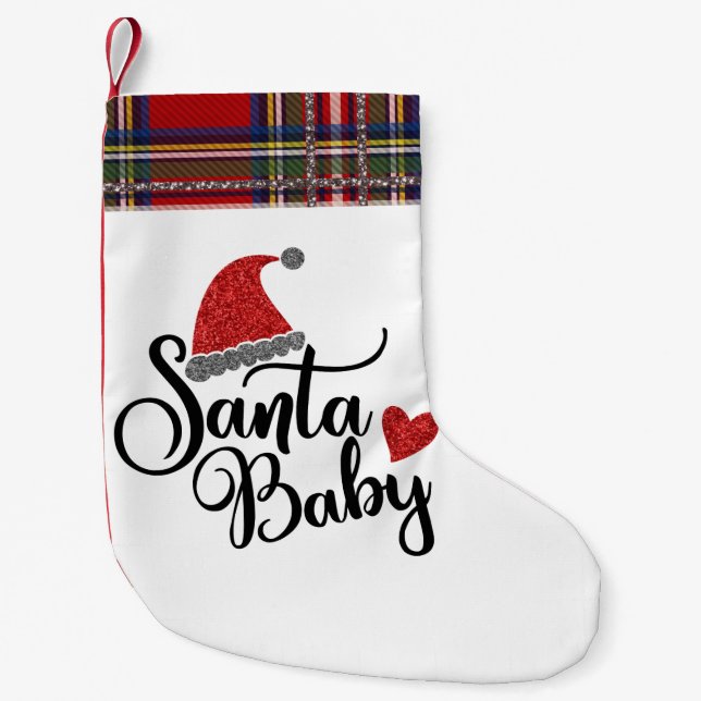 Santa Baby Christmas Stocking (Front)