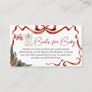 Santa Baby Clothes Christmas Baby Books for Baby Enclosure Card