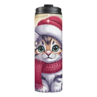 Santa Baby Feline Thermal Tumbler