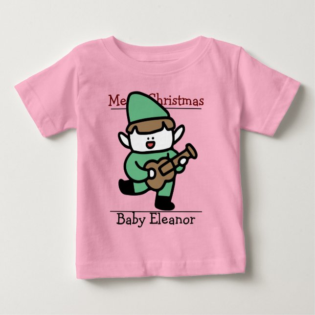 santa. baby first Christmas Baby  Baby T-Shirt (Front)