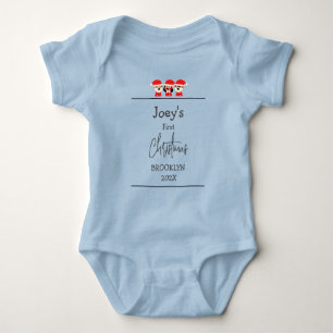 santa. baby first Christmas Baby  Bodysuit