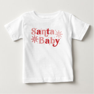 Santa Baby - Fun Holiday Typography Design T-Shirt