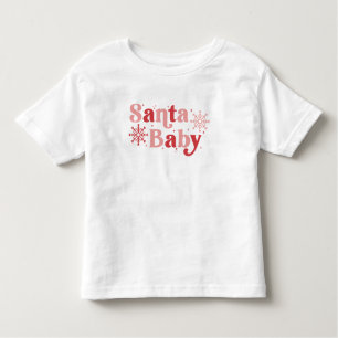 Santa Baby - Fun Holiday Typography Design Toddler T-Shirt