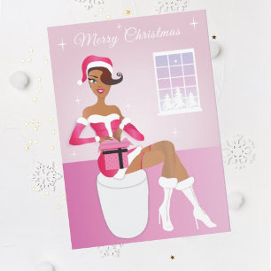 Santa Baby Holiday Christmas Card