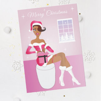 Santa Baby Holiday Christmas Card