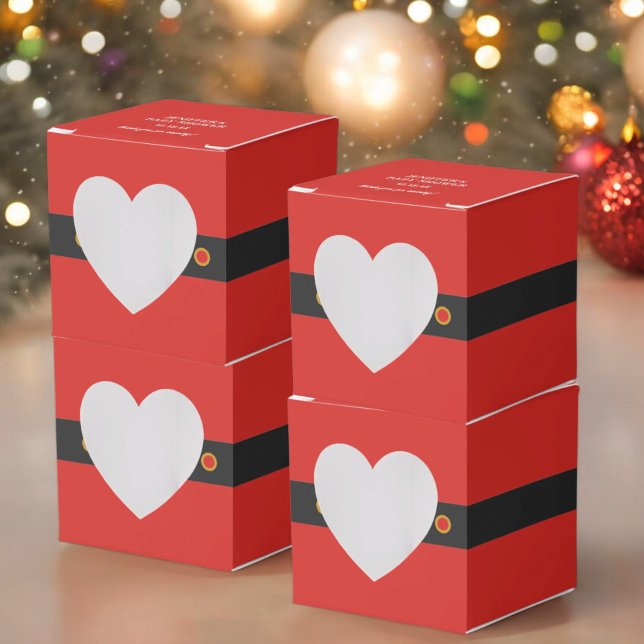 Santa Baby Holiday Christmas Dinner Party Favour Box (Creator Uploaded)