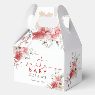 Santa Baby Holy Christmas Baby Shower Favour Box