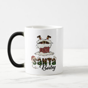 Santa baby- Merry christmas- christmas light   Magic Mug
