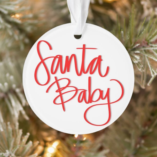 Santa Baby Ornament (Tree)