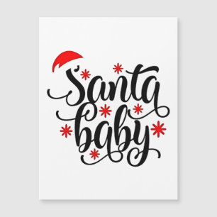 Santa Baby Pregnancy Announcement Christmas Santa
