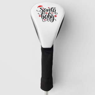 Santa Baby Pregnancy Announcement Christmas Santa Golf Head Cover