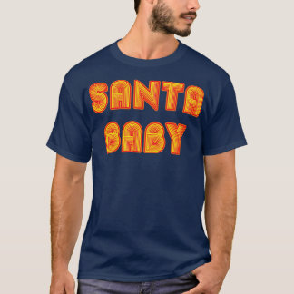 Santa Baby Retro Text T-Shirt