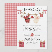 Santa Baby Shower Invitation