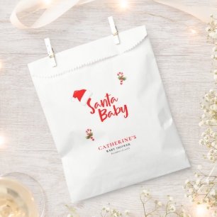 Santa Baby Winter Baby Shower Favour Bag